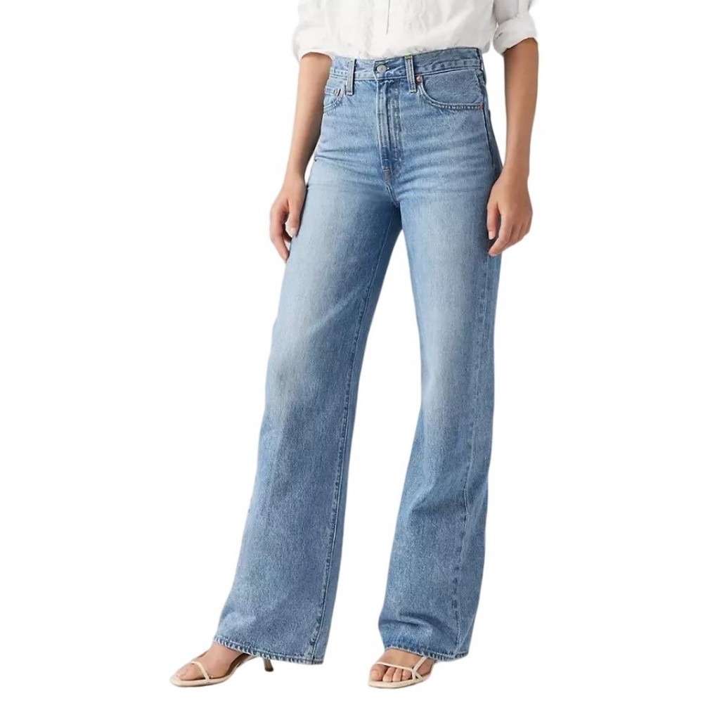 LEVIS® RIBCAGE WIDE LEG JEANS ΠΑΝΤΕΛΟΝΙ ΓΥΝΑΙΚΕΙΟ INDIGO