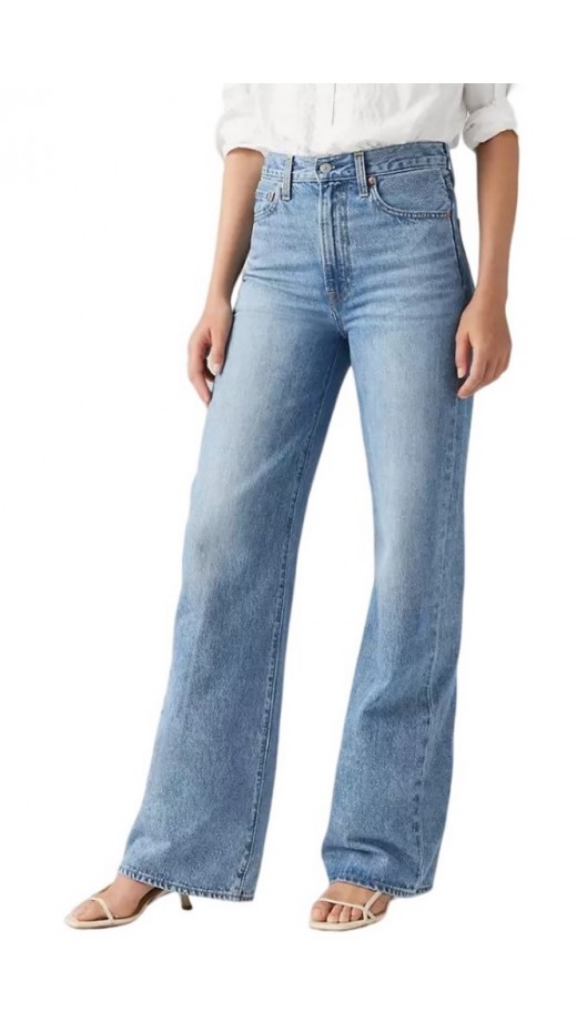 LEVIS® RIBCAGE WIDE LEG JEANS ΠΑΝΤΕΛΟΝΙ ΓΥΝΑΙΚΕΙΟ INDIGO