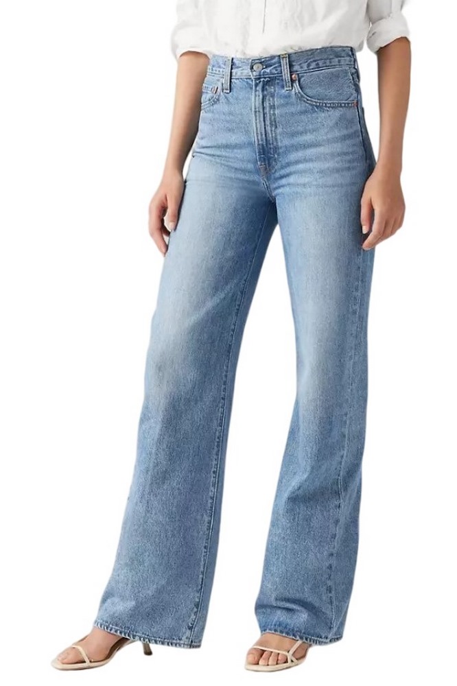 LEVIS® RIBCAGE WIDE LEG JEANS ΠΑΝΤΕΛΟΝΙ ΓΥΝΑΙΚΕΙΟ INDIGO