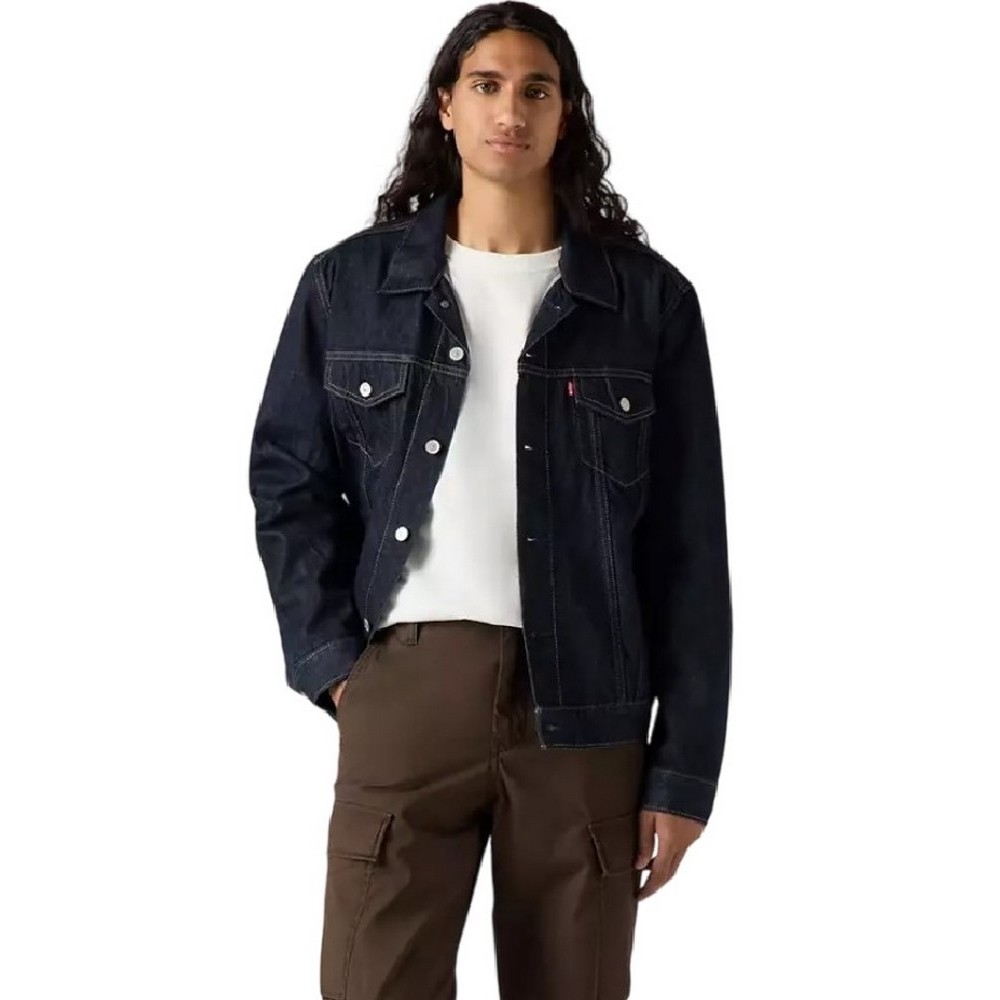 LEVIS THE TRUCKER JACKET ΜΠΟΥΦΑΝ ΑΝΔΡΙΚΟ DARK INDIGO