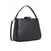 TOMMY HILFIGER TH LUXE SATCHEL ΤΣΑΝΤΑ ΓΥΝΑΙΚΕΙΑ BLACK
