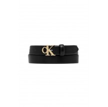 CALVIN KLEIN BUCKLE 30MM FIXED BELT ΖΩΝΗ ΓΥΝΑΙΚΕΙΑ BLACK/GOLD
