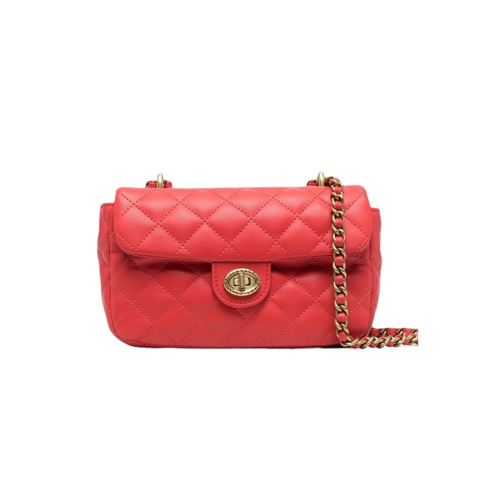 ΤΣΑΝΤΑ CROSSBODY ΚΑΠΙΤΟΝΕ ΓΥΝΑΙΚΕΙΑ VERSACE JEANS COUTURE RED
