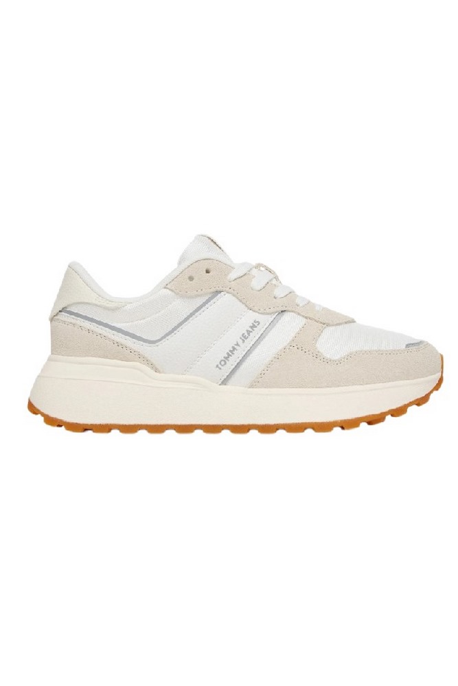 TOMMY JEANS  CLEATED RUNNER ΠΑΠΟΥΤΣΙ ΓΥΝΑΙΚΕΙΟ ECRU