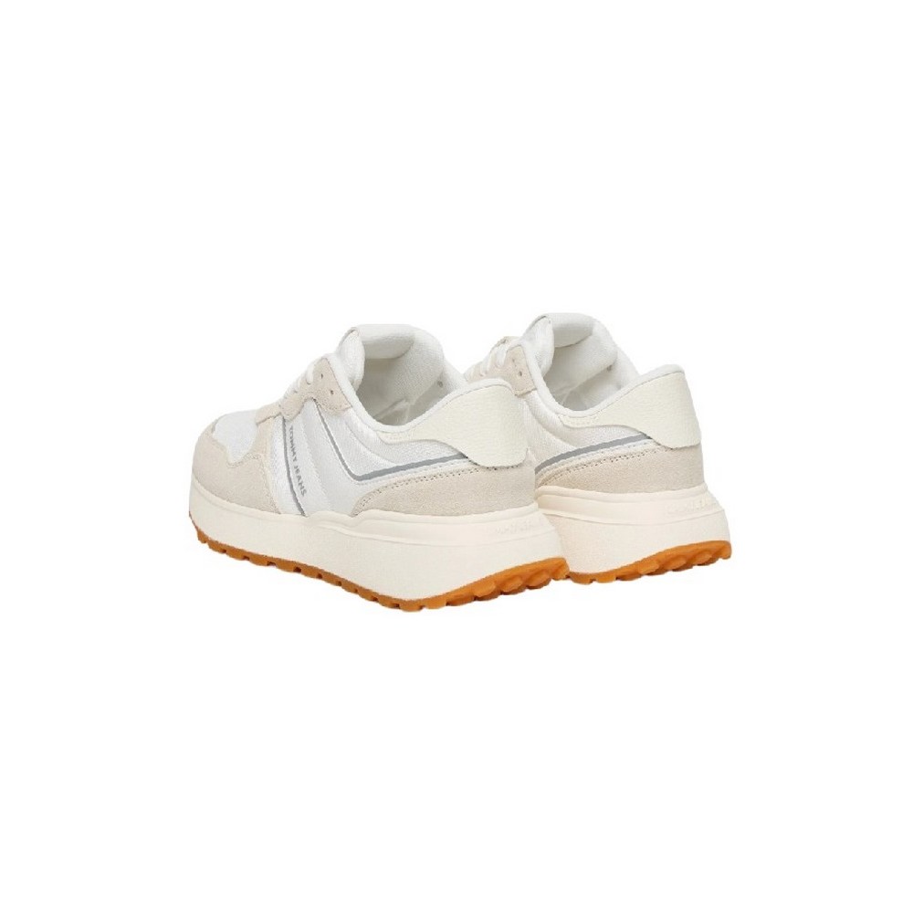 TOMMY JEANS  CLEATED RUNNER ΠΑΠΟΥΤΣΙ ΓΥΝΑΙΚΕΙΟ ECRU