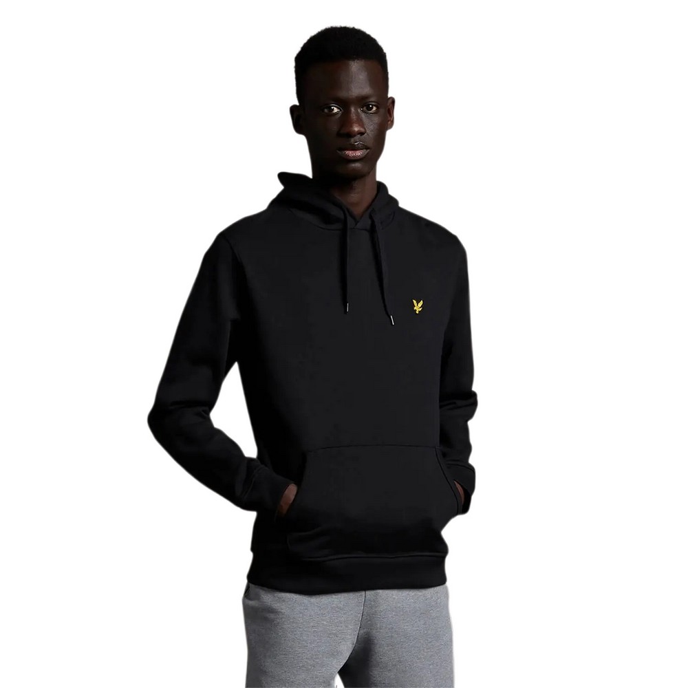ΦΟΥΤΕΡ ESSENTIALS LS PULLOVER HOODIE ΑΝΔΡΙΚΟ LYLE AND SCOTT BLACK ΦΟΥΤΕΡ ESSENTIALS LS PULLOVER HOODIE ΑΝΔΡΙΚΟ LYLE AND SCOTT BLACK