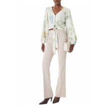 GUESS LS SHIRLEY LINEN TOP ΠΟΥΚΑΜΙΣΟ ΓΥΝΑΙΚΕΙΟ FLORAL