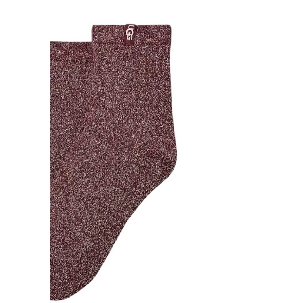 UGG LAVINIA SHIMMER QUARTER 1171624 ΚΑΛΤΣΑ ΜΕΣΑΙΑ ΓΥΝΑΙΚΕΙΑ BORDEAUX