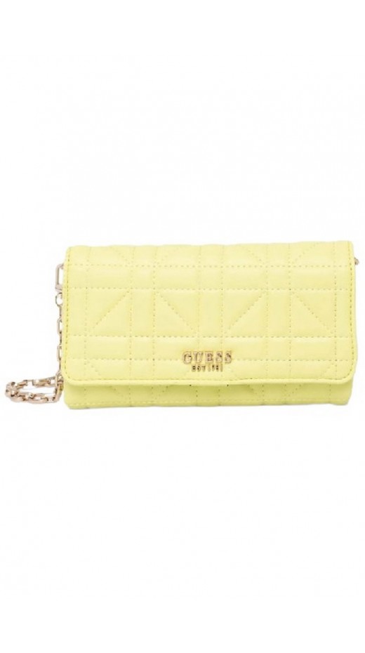GUESS ASSIA CROSSBODY FLAP ORGANIZER ΤΣΑΝΤΑ ΓΥΝΑΙΚΕΙΑ LIME
