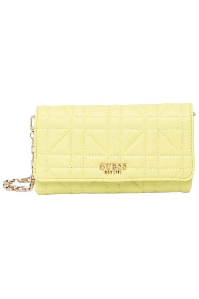 GUESS ASSIA CROSSBODY FLAP ORGANIZER ΤΣΑΝΤΑ ΓΥΝΑΙΚΕΙΑ LIME
