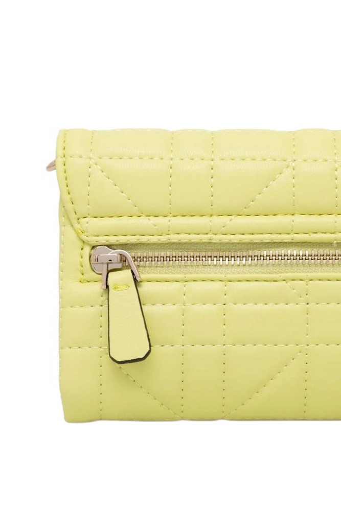 GUESS ASSIA CROSSBODY FLAP ORGANIZER ΤΣΑΝΤΑ ΓΥΝΑΙΚΕΙΑ LIME
