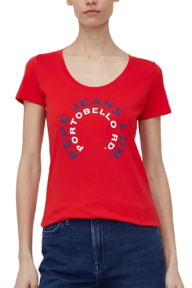T-SHIRT CAMMIE ΓΥΝΑΙΚΕΙΟ PEPE JEANS LONDON RED