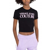 T-SHIRT HOLO LOGO ΓΥΝΑΙΚΕΙΟ VERSACE JEANS COUTURE BLACK