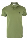 U.S POLO ASSN KING 000147 EHPD USPA BASIC POLO T-SHIRT ΜΠΛΟΥΖΑ ΑΝΔΡΙΚΗ KHAKI