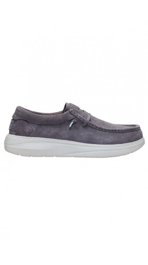 HEY DUDE WALLY COMF SUEDE 41975  ΠΑΠΟΥΤΣΙ ΑΝΔΡΙΚΟ GREY