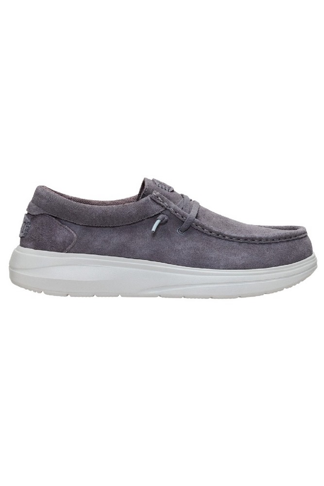 HEY DUDE WALLY COMF SUEDE 41975  ΠΑΠΟΥΤΣΙ ΑΝΔΡΙΚΟ GREY