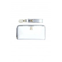 TOMMY HILFIGER GP LARGE ZA W WRISTLET ΠΟΡΤΟΦΟΛΙ ΓΥΝΑΙΚΕΙΟ SILVER