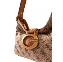 GUESS CAMDEN MINI SHOULDER BAG HWJJ9308720 ΤΣΑΝΤΑ ΓΥΝΑΙΚΕΙΑ COGNAC