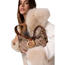 GUESS CAMDEN MINI SHOULDER BAG HWJJ9308720 ΤΣΑΝΤΑ ΓΥΝΑΙΚΕΙΑ COGNAC
