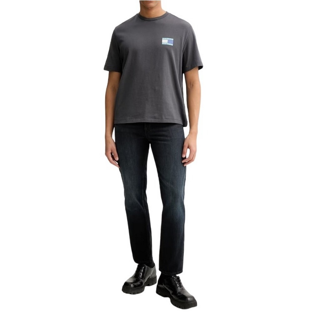 TOMMY JEANS 90S PEAKS BACKPRINT T-SHIRT ΑΝΔΡΙΚΟ WASHED BLACK