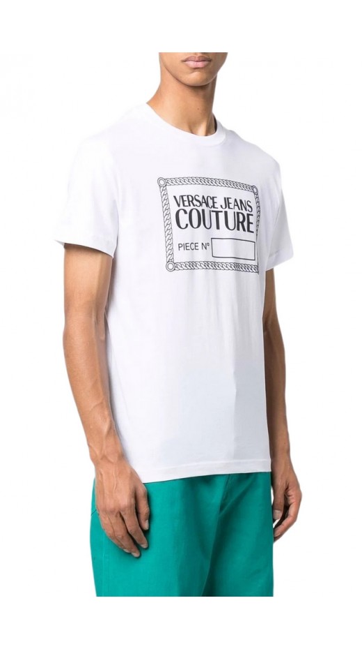 T-SHIRT S PIECE NR RUBBER ΑΝΔΡΙΚΟ VERSACE JEANS COUTURE WHITE