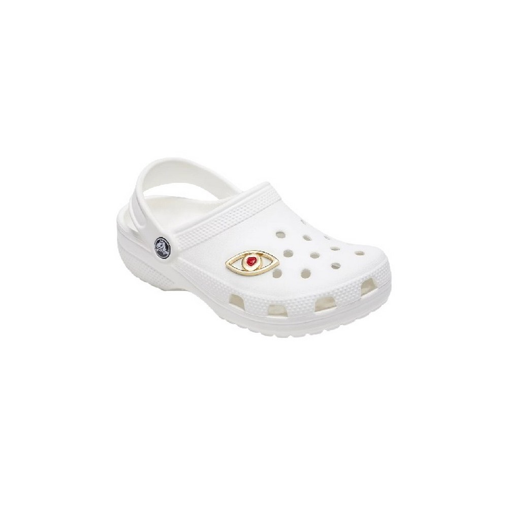 CROCS HEART EYE ΑΞΕΣΟΥΑΡ JIBBITZ CHARMS ΓΥΝΑΙΚΕΙΟ GOLD