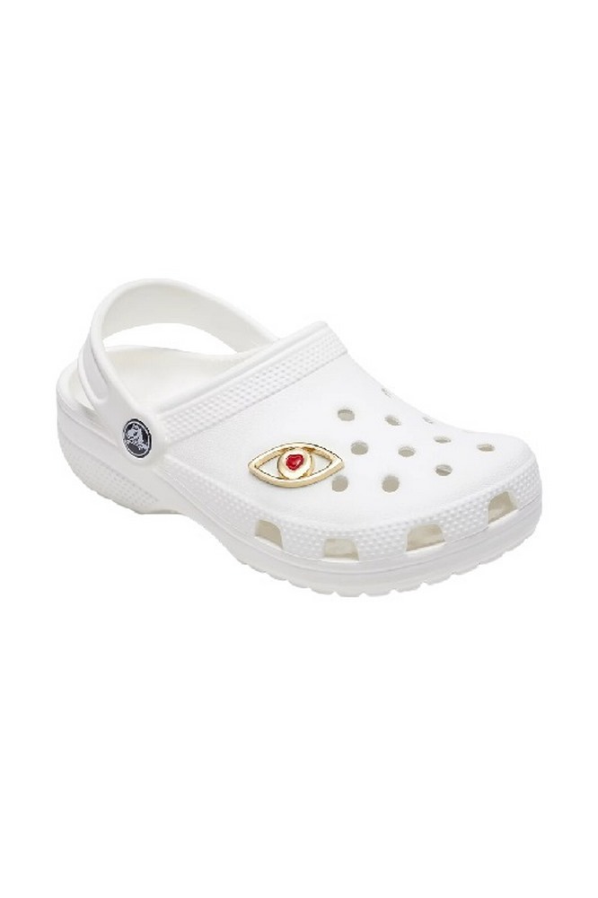 CROCS HEART EYE ΑΞΕΣΟΥΑΡ JIBBITZ CHARMS ΓΥΝΑΙΚΕΙΟ GOLD
