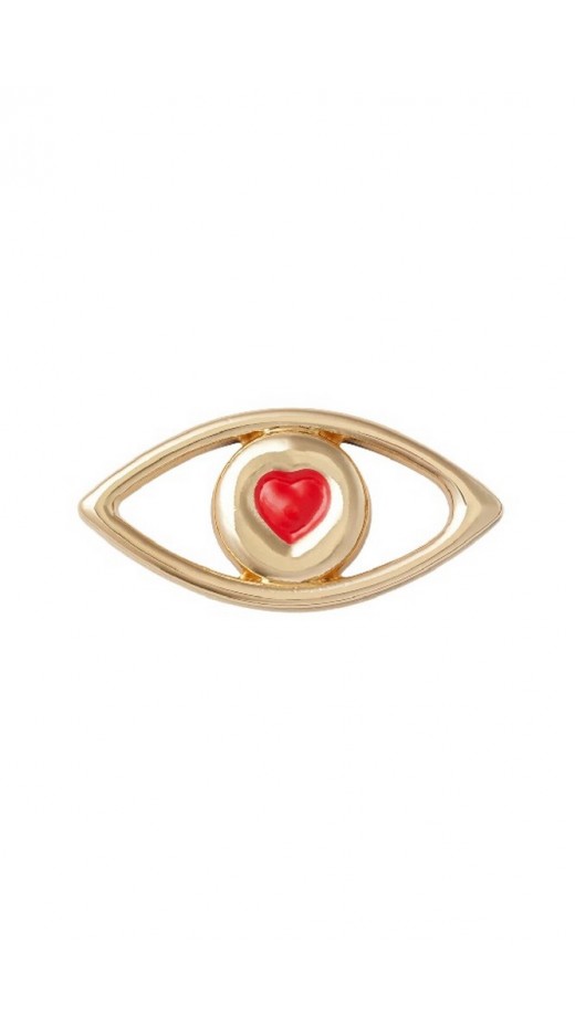 CROCS HEART EYE ΑΞΕΣΟΥΑΡ JIBBITZ CHARMS ΓΥΝΑΙΚΕΙΟ GOLD