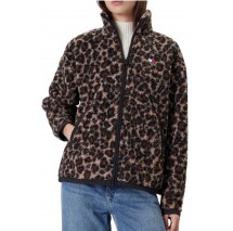 TOMMY JEANS ZIP THROUGH BADGE TEDDY ΖΑΚΕΤΑ ΓΥΝΑΙΚΕΙΑ LEOPARD