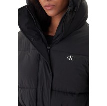 CALVIN KLEIN JEANS BELTED MIDWEIGHT PUFFER ΜΠΟΥΦΑΝ ΓΥΝΑΙΚΕΙΟ BLACK
