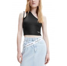 CALVIN KLEIN JEANS DOUBLE STRAPS SPANDEX TOP ΤΟΠ ΓΥΝΑΙΚΕΙΟ BLACK