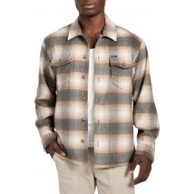 GUESS LS CHECK OVERSHIRT ΠΟΥΚΑΜΙΣΟ ΑΝΔΡΙΚΟ BROWN