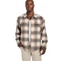 GUESS LS CHECK OVERSHIRT ΠΟΥΚΑΜΙΣΟ ΑΝΔΡΙΚΟ BROWN
