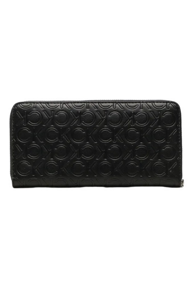 CALVIN KLEIN CK MUST LG Z/A WLT W/SLIP-EMB MN ΠΟΡΤΟΦΟΛΙ ΓΥΝΑΙΚΕΙΟ BLACK