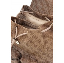 GUESS MANHATTAN II FLAP BACKPACK ΤΣΑΝΤΑ ΓΥΝΑΙΚΕΙΑ LATTE