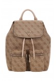 GUESS MANHATTAN II FLAP BACKPACK ΤΣΑΝΤΑ ΓΥΝΑΙΚΕΙΑ LATTE