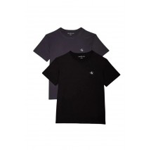 CALVIN KLEIN JEANS 2 PACK MONOGRAM T-SHIRT ΑΝΔΡΙΚΟ CK BLACK