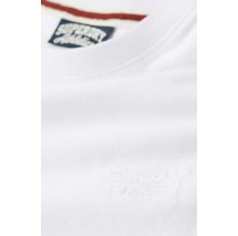 SUPERDRY ESSENTIAL LOGO EMB T-SHIRT ΜΠΛΟΥΖΑ ΑΝΔΡΙΚΗ BRIGHT WHITE