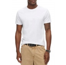 SUPERDRY ESSENTIAL LOGO EMB T-SHIRT ΜΠΛΟΥΖΑ ΑΝΔΡΙΚΗ BRIGHT WHITE