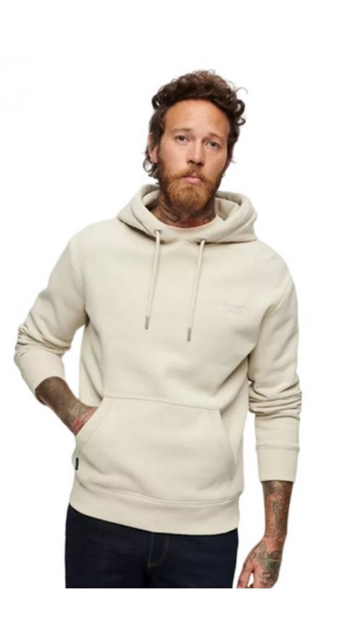 SUPERDRY D2 OVIN ESSENTIAL LOGO HOODIE ΦΟΥΤΕΡ ΜΠΛΟΥΖΑ ΑΝΔΡΙΚΗ BEIGE