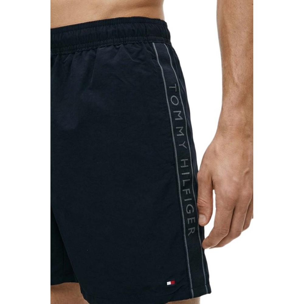 TOMMY HILFIGER MEDIUM DRAWSTRING TAPE ΜΑΓΙΟ ΑΝΔΡΙΚΟ NAVY