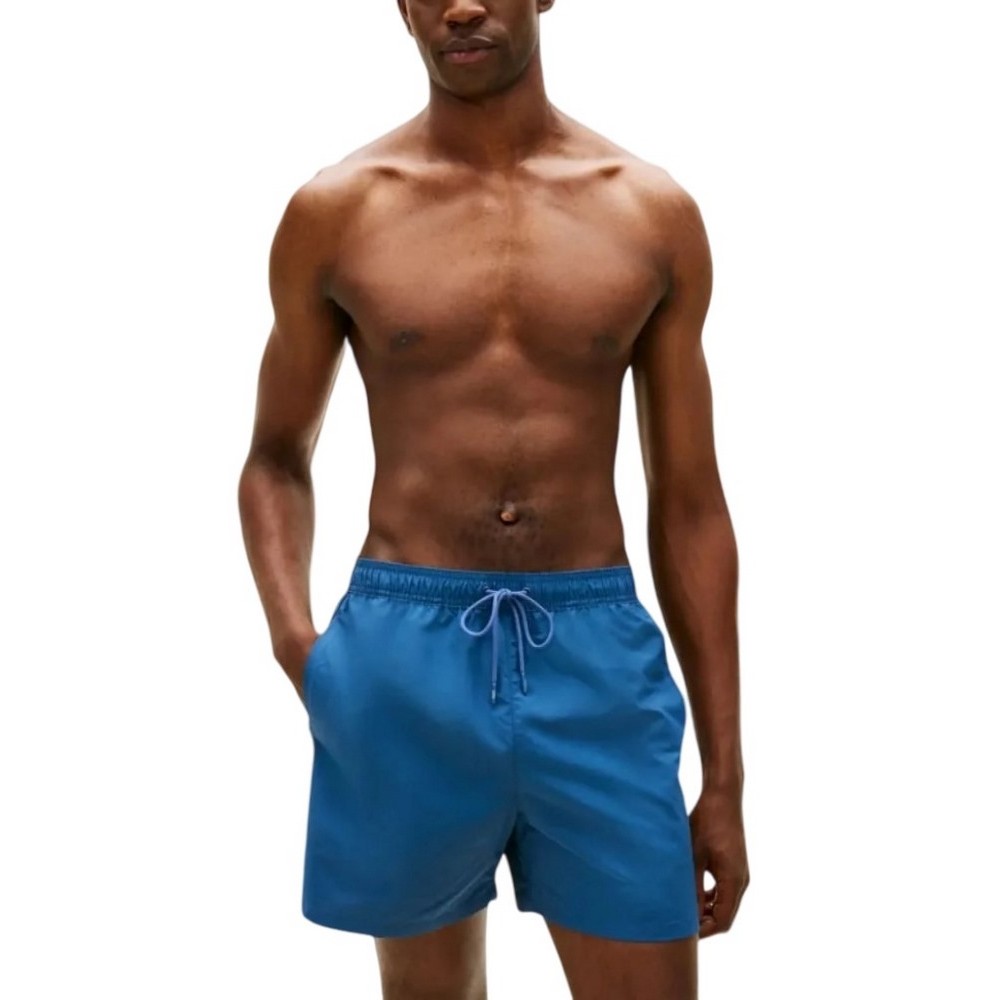 TOMMY HILFIGER MEDIUM DRAWSTRING TAPE ΜΑΓΙΟ ΑΝΔΡΙΚΟ BLUE