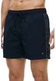 TOMMY HILFIGER MEDIUM DRAWSTRING TAPE ΜΑΓΙΟ ΑΝΔΡΙΚΟ NAVY