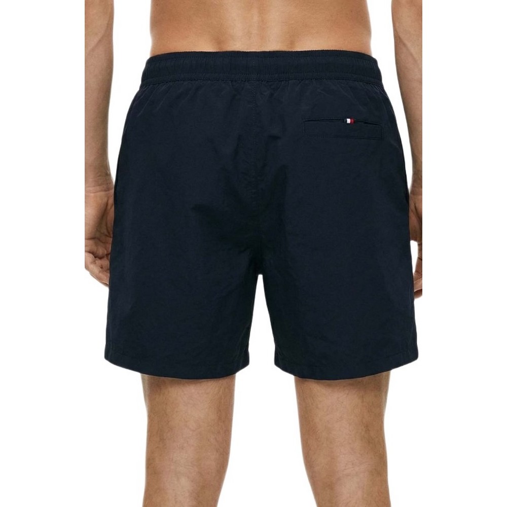 TOMMY HILFIGER MEDIUM DRAWSTRING TAPE ΜΑΓΙΟ ΑΝΔΡΙΚΟ NAVY