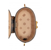 GUESS FYNNA MINI CANNISTER ΤΣΑΝΤΑ ΓΥΝΑΙΚΕΙΑ BROWN