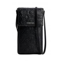 CALVIN KLEIN JEANS CK MUST PHONE POUCH XBODY-EMB MN  ΑΞΕΣΟΥΑΡ ΠΟΡΤΟΦΟΛΙ ΓΥΝΑΙΚΕΙΟ BLACK