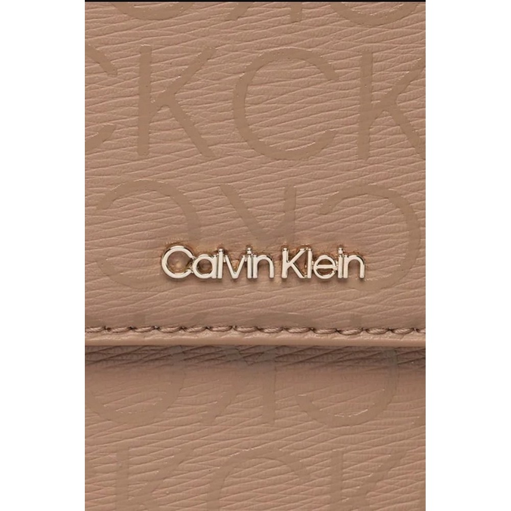 CALVIN KLEIN JEANS CK MUST PHONE POUCH EPI MONO ΑΞΕΣΟΥΑΡ ΠΟΡΤΟΦΟΛΙ ΓΥΝΑΙΚΕΙΑ BEIGE