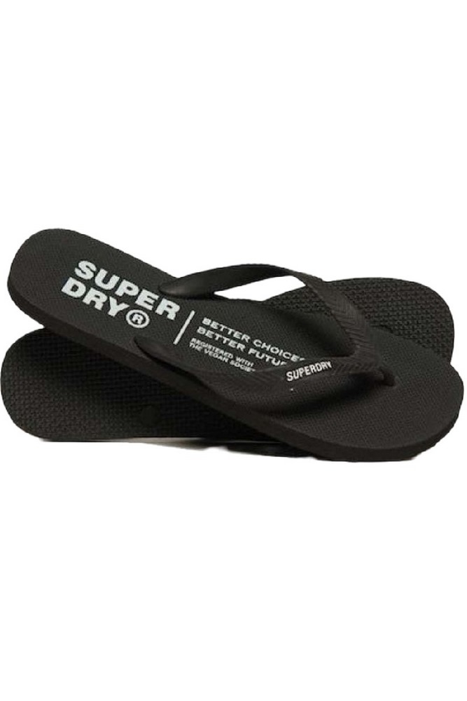 SUPERDRY STUDIOS VEGAN FLIP FLOP ΠΑΝΤΟΦΛΑ ΑΝΔΡΙΚΗ BLACK