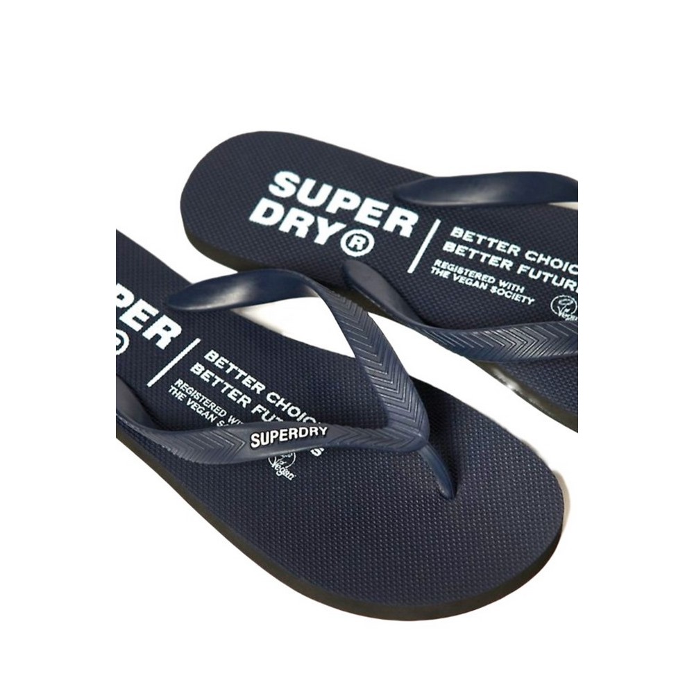 SUPERDRY STUDIOS VEGAN FLIP FLOP ΠΑΝΤΟΦΛΑ ΑΝΔΡΙΚΗ NAVY