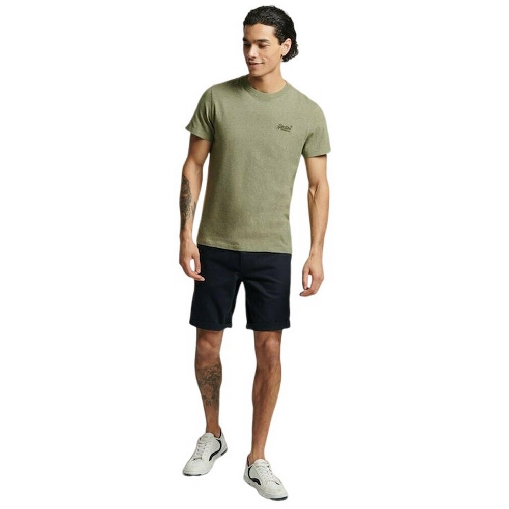 SUPERDRY D2 OVIN VINTAGE LOGO EMB TEE T-SHIRT ΑΝΔΡΙΚΟ OLIVE